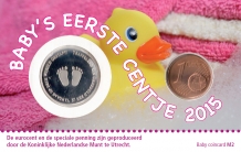 Baby coincard 2015 Meisje